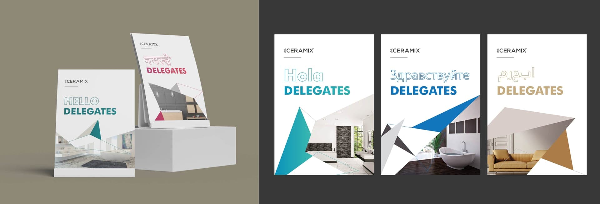 Multilingual delegate materials